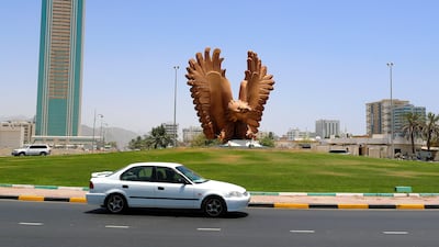 Another quirky roundabout in Fujairah.