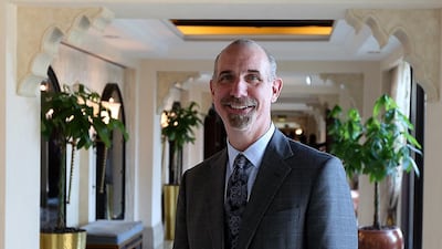 Mark Langley, the chief executive of Project Management Institute, says all big projects come up against the triple constraints of time, budget and scope. Satish Kumar / The National