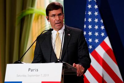 Defense Secretary Mark Esper said on Friday that the United States will send reinforcements to the Gulf. AFP