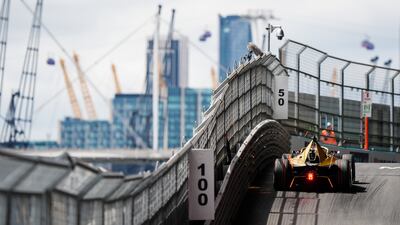 DS Penske's Jean-Eric Vergne takes part in qualifying for the 2024 Hankook London E-Prix at the ExCel Circuit, London. PA