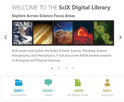 The SciX platform is free to use worldwide. Photo: www.scixplorer.org