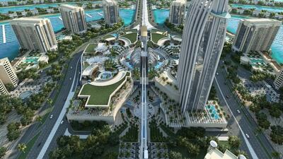 A rendering of Nakheel Mall on Palm Jumeirah. Courtesy Nakheel