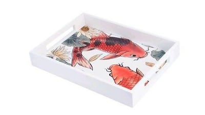 Koi Tray from Indigo's Tattoo Temple collection. Courtesy of Indigo Living