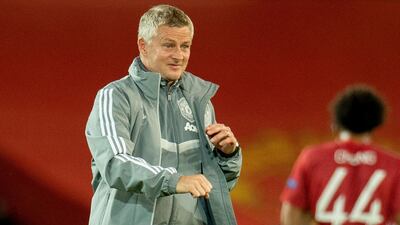 Solskjaer after the match. EPA