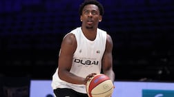 Dubai Basketball are one of four teams taking part in the EuroLeague SuperCup in Abu Dhabi. Chris Whiteoak / The National