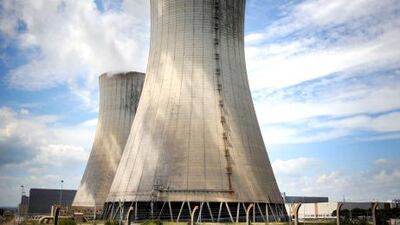 Saudi Binladin Group and Areva are set to sign a partnership agreement to develop nuclear and solar power projects. Fred Dufour / AFP