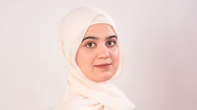 Artist and graphic designer Hannan Arshad, winner of this year's Christo and Jeanne-Claude Award, lives in the UAE. Photo: Admaf