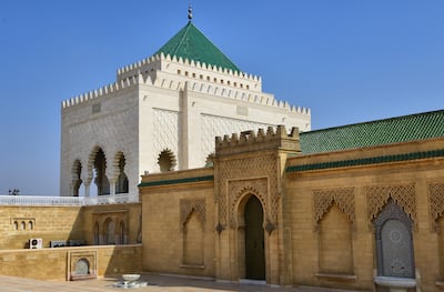 The stunning Mausoleum of Mohammed V in Rabat, Morocco. Photo: Ronan O'Connell