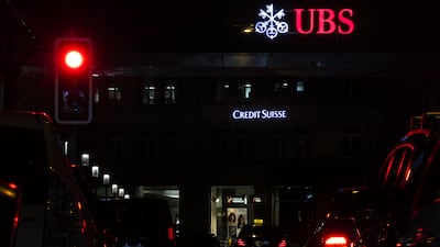 A full merger between UBS and Credit Suisse, which ran into financial trouble this week, would create one of the biggest and global systemically important financial institutions in Europe. EPA