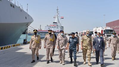 The UAE and Egyptian navies are taking part in a joint marine exercise in UAE waters. Wam