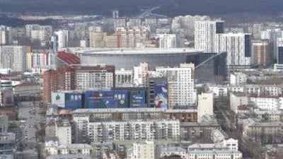 Ekaterinburg Arena in Ekaterinburg. Capacity of 35,000. Will host group games. Sergei Karpukhin / Reuters