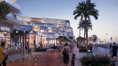 Construction of the 461-unit Mamsha Al Saadiyat is ongoing and progressing on schedule, TDIC said. Courtesy TDIC