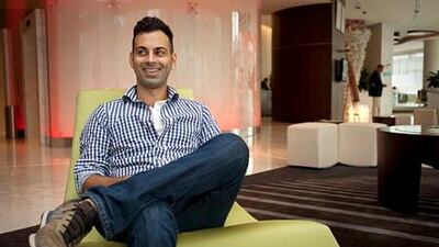 David Haddad, the owner of PubliSeek, says a sense of fashion is important for all businesses, especially SMEs. Razan Alzayani / The National