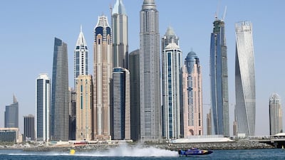 Mario Volpi advises a Dubai Marina tenant. Francois Nel / Getty Images for XCAT