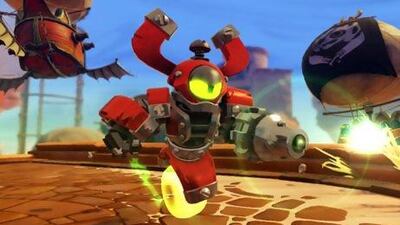 Magna Charge is one of 16 figures. Interchangeable tops and bottoms let players combine characters' skills. Courtesy Activision