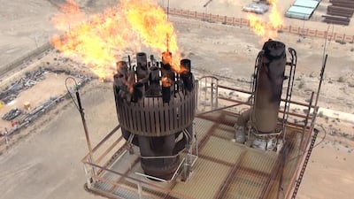 Inspections involve sending one drone operator and one engineer out to a rig to fly a small unmanned aerial vehicle. Courtesy Sky-Futures