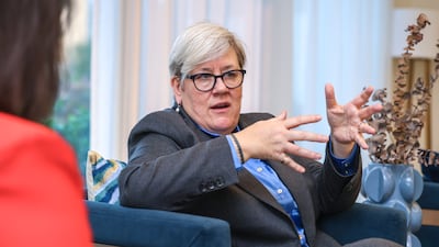 Rachel Kyte says the UK and UAE can work together in the build-up to Cop30. Victor Besa / The National