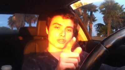 Student Elliot Rodger, 22, murders six people and kills himself after posting a YouTube video the night before and emailing a 137-page document detailing his frustration at being rejected by women and his plans for revenge murder. He stabbed two roommates and a friend to death, then shot three women on the street, killing two. He killed another victim at a delicatessen and injured others. He then killed himself.