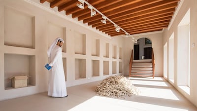 Sharjah Art Foundation's major retrospective on Hassan Sharif titled I Am the Single Work Artist. Held from 2017-2018, the exhibition charted the Emirati artist's career from 1973 to 2016, and displayed 400 of his 3,500 works. Courtesy Sharjah Art Foundation