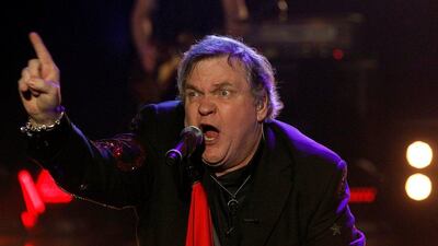 Meat Loaf found out he was colourblind during a physical to join the army in 1965. Reuters
