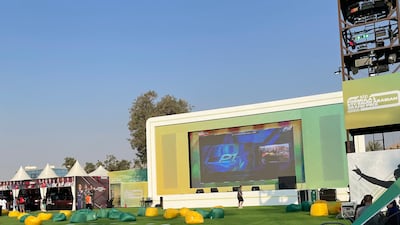 For grandstand ticket holders, an area in the South circuit was dedicated to an outdoor seating area with big-screen streaming Friday's practice and Saturday's qualifying live.