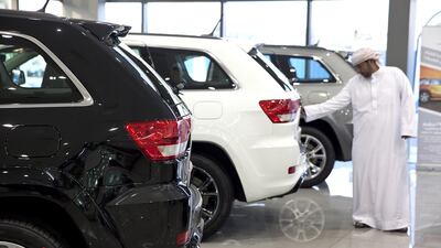 The UAE led the region in car sales growth during the first half of this year at 3.5 per cent compared with last year. Silvia Razgova / The National