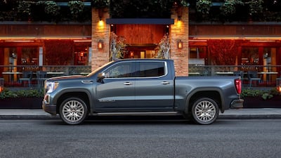 A Denali after dark.