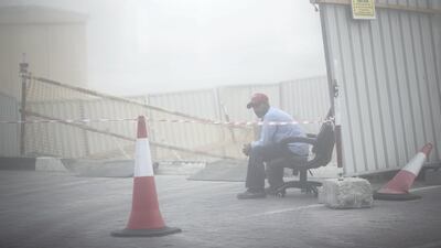 Dubai, United Arab Emirates - September 27th, 2017: Standalone. Fog pics in Dubai. Wednesday, September 27th, 2017 at Barsha Heights, Dubai.