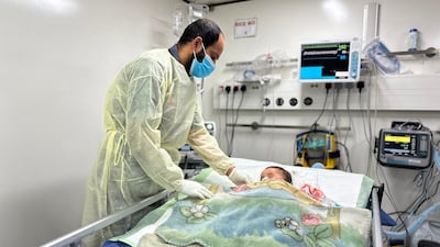 Thousands of Palestinians have been treated at the UAE field hospital in Gaza. Photo: UAE Field Hospital in Gaza