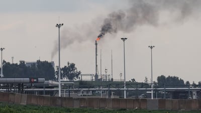 Erbil oil refinery operations have been disrupted as Iraq cuts production amid the Iran conflict and the Strait of Hormuz blockade. Getty Images