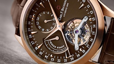 The Manero Tourbillon limited edition 2015. Bucherer is expanding its international footprint. Courtesy Carl F Bucherer