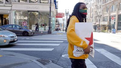 San Francisco, California. The US economy grew at its fastest rate since 1984, expanding by 5.7 per cent in 2021. AFP