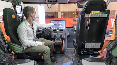 The fire engine is techically advanced inside and out. Antonie Robertson / The National