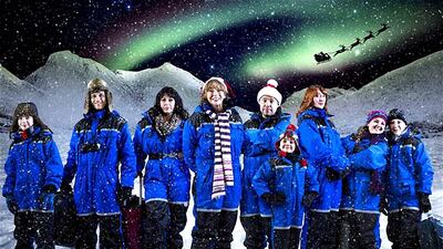 Lapland introduces the Lewis family from Birkenhead, who live for Christmas. Courtesy BBC