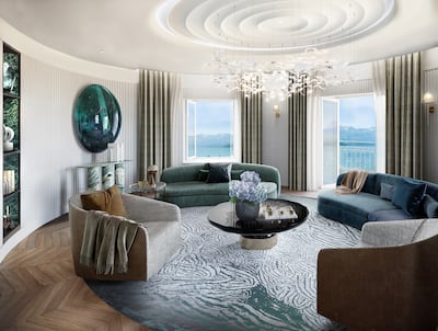 The Presidential Suite at Mandarin Oriental Palace, Luzern. Photo: Mandarin Oriental