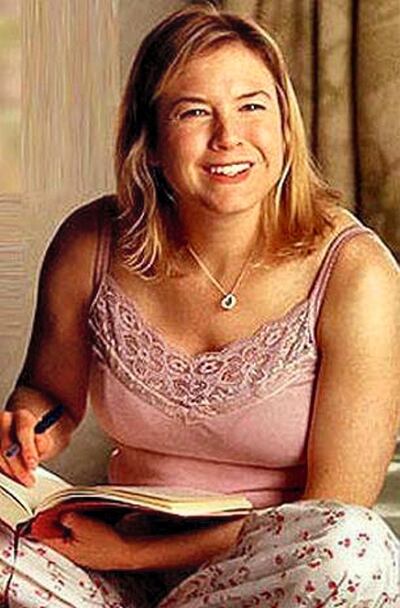 Renée Zellweger in Bridget Jones's Diary (2001).