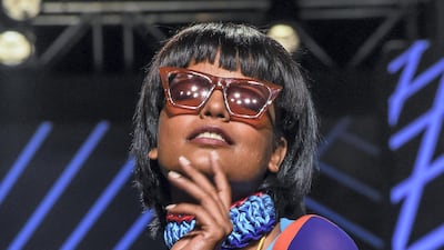 A model presents creations by Indian designer Wendell Rodricks. He was known for his bespoke resort and casualwear collections, as seen here on a model for Lotus Make-UP India Fashion Week spring / summer 2019. AFP