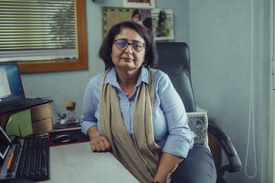 Anjali Samuel, managing partner of human resources solution provider Mindfield Resources, says there has to be a purpose to life beyond work and bank balance. Photo: Anna Nielsen for The National