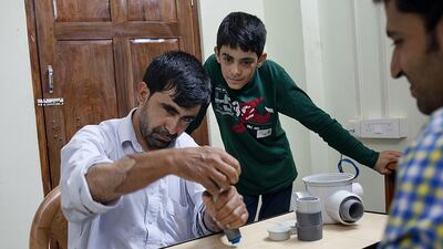 In two months, Abdul’s physiotherapy will come to an end. “I can finally go back home, to Afghanistan,” he said. “I am looking forward so much to beginning life again. For a long time, I thought I would remain without hands for the rest of my life. This still feels like a miracle every day.”