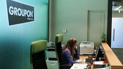 Groupon Middle East has confirmed it is profitable. Satish Kumar / The National