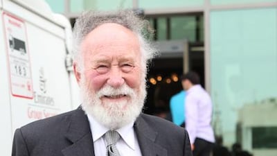 Dr Cyril Karabus, 77, leaves Abu Dhabi Criminal Court yesterday after being found not guilty of causing the death of a three-year-old girl. His case may have implications for a review of medical liability law. Fatima Al Marzooqi / The National