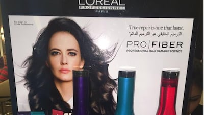 L’Oreal Pro Fiber treatments by Al Sagheer. Rebecca McLaughlin-Duane / The National