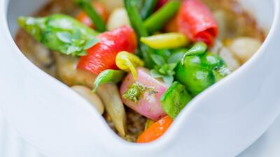 The signature cookpot by Ducasse at miX Dubai.