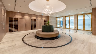 The reception area of the prayer room. Photo: Yas Mall