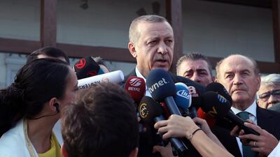 Turkish president Recep Tayyip Erdogan has reinforced his hold on power since the attempted coup. Murat Cetinmuhurdar/ Presidential Press Service via AP