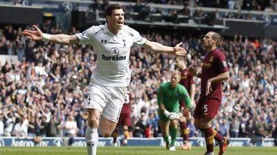 Tottenham Hotspur's Gareth Bale has terrific speed, and can float through the defenders. Ian Kington / AFP