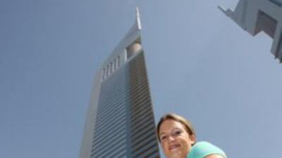 The National's correspondent Sophia Money-Coutts will compete in Dubai's vertical marathon atthe Jumeirah Emirates Tower in Dubai on Friday.