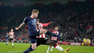 Kevin De Bruyne – 8. Always looking to make things happen, finding Cancelo with a perfectly weighted pass, as well as delivering crosses that stretched Southampton’s defence, eventually getting the assist for the equaliser. Saw an absolute peach come off the post and forced a save from Forster in the final seconds. AP