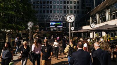 Overall, 73 per cent of people in the UK said work was very or rather important in their lives, compared to at least 97 per cent in the Philippines, Indonesia and Nigeria. Bloomberg