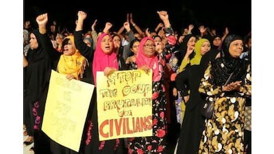 The political unrest in the Maldives deposed a president of some accomplishment, a reader says. Ishara Kodikara / AFP